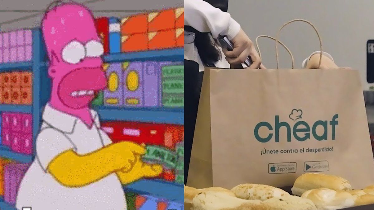 Cheaf, la app que vende alimentos sobrantes a más de la mitad del precio para evitar el desperdicio, llega a Argentina y ya generó un estallido de memes.