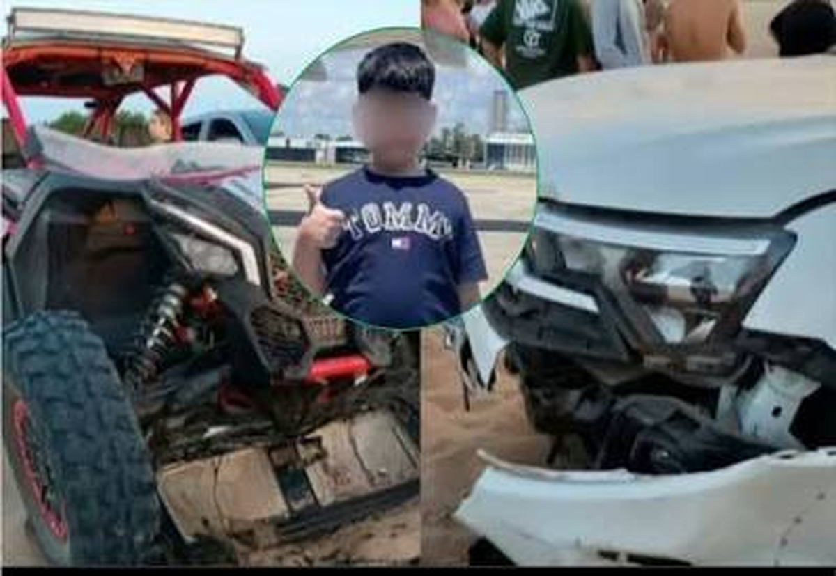 Bastian Jerez, el niño que fue víctima de un choque frontal en Pinamar Bastian Jerez, el niño que fue víctima de un choque frontal en Pinamar