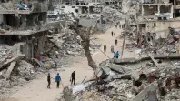 Gaza devastada tras bombardeos israelíes en medio de la supuesta lucha del Estado hebreo contra el terrorismo. Gaza devastada tras bombardeos israelíes en medio de la supuesta lucha del Estado hebreo contra el terrorismo.