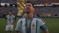 Lionel Messi le dijo adiós a la Selección Argentina este 06/10, pero Telefe le tenía preparado un último regalo. Uno que hizo llorar a todos los argentinos. Foto: Captura Telefe Lionel Messi le dijo adiós a la Selección Argentina este 06/10, pero Telefe le tenía preparado un último regalo. Uno que hizo llorar a todos los argentinos. Foto: Captura Telefe