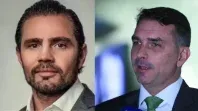 Daniel Vorcaro (izquierda), ex propietario de Banco Master, y Flávio Bolsonaro (derecha) Daniel Vorcaro (izquierda), ex propietario de Banco Master, y Flávio Bolsonaro (derecha)
