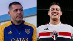 JamesRodríguez quedó libre del San Pablo tras rescindir su contrato, ahora, JuanRomán Riquelme busca sumarlo a Boca aunque no estaba en sus “proyectos”.