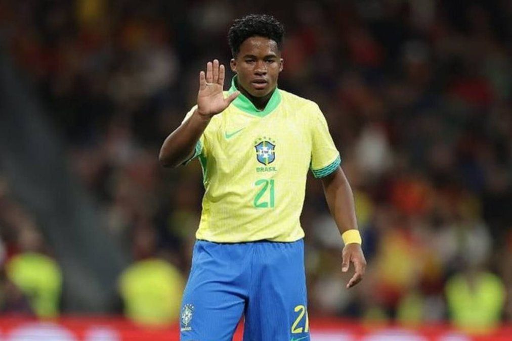 Endrick con una mala Copa América