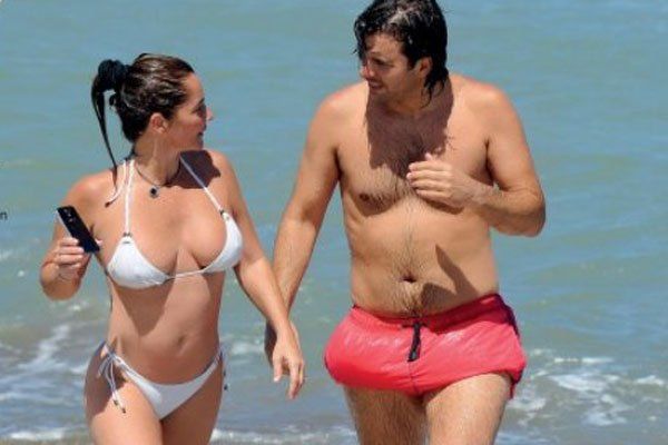 Nancy y su nuevo novio. (Foto Revista Gente)