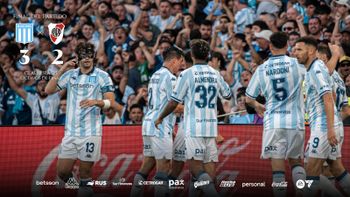 Festejos de Racing Club. Festejos de Racing Club.