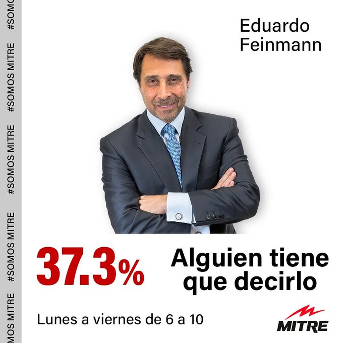 Eduardo Feinmann se consolidó y mantuvo el dominio de Radio Mitre. 