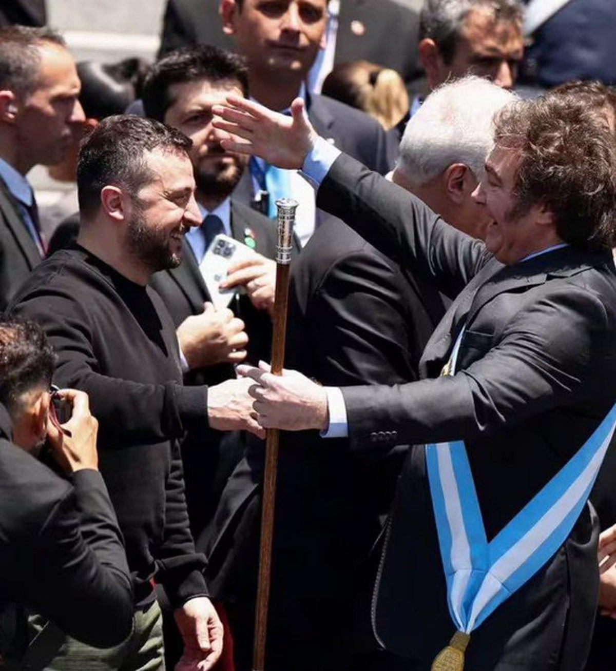 Javier Milei y Volodimir Zelensky en el Congreso Nacional de Argentina Javier Milei y Volodimir Zelensky en el Congreso Nacional de Argentina