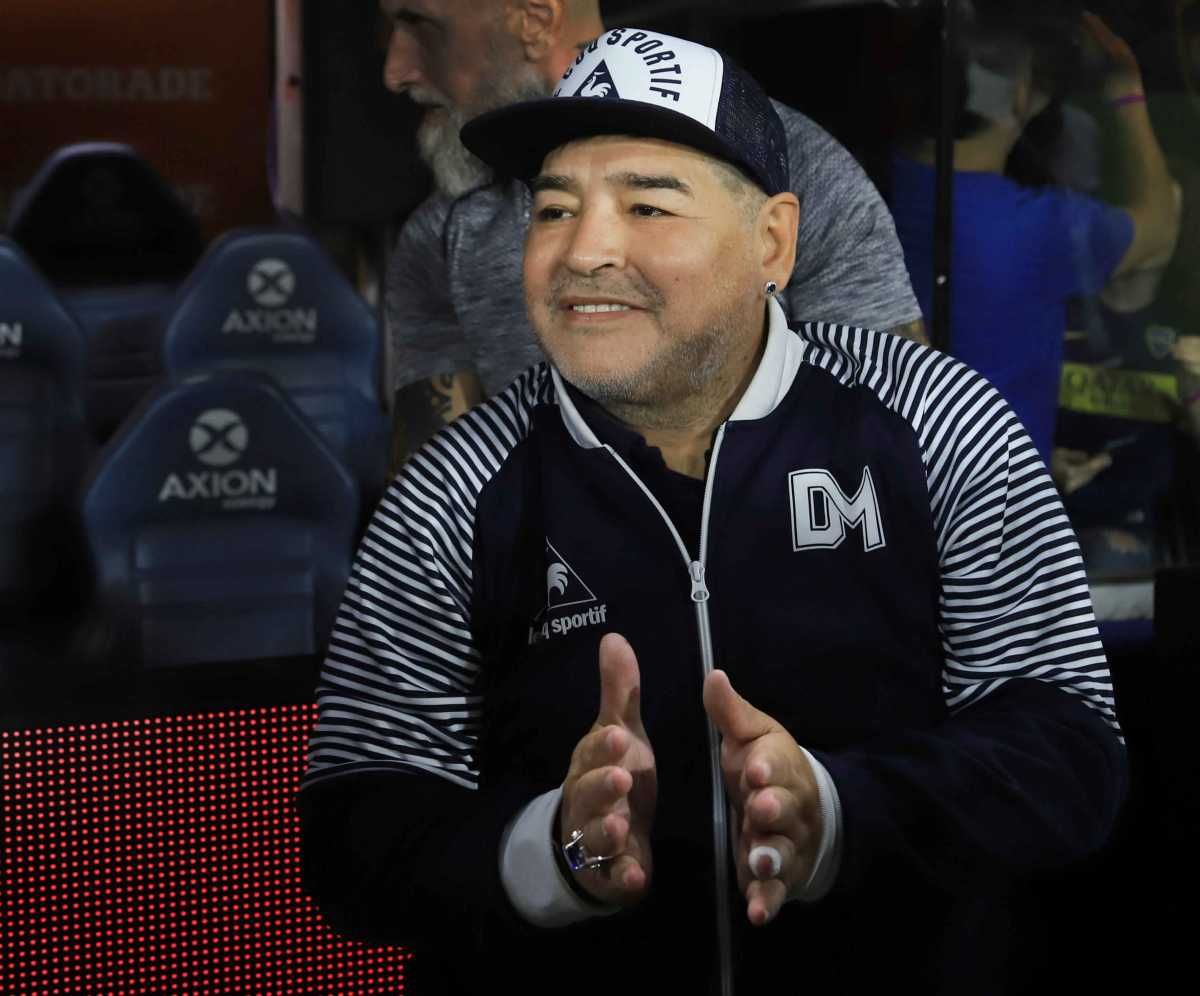 Diego Maradona como DT de Gimnasia y Esgrima La Plata Diego Maradona como DT de Gimnasia y Esgrima La Plata