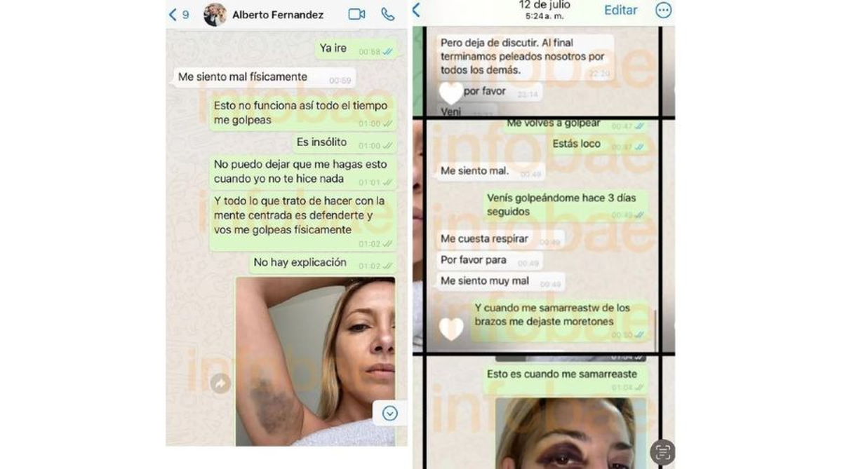 Los chats de Alberto con Fabiola Yañez que trascendieron a la prensa como capturas de pantalla ya que la exprimera dama no tiene el celular con las conversaciones en su poder. Los chats de Alberto con Fabiola Yañez que trascendieron a la prensa como capturas de pantalla ya que la exprimera dama no tiene el celular con las conversaciones en su poder.