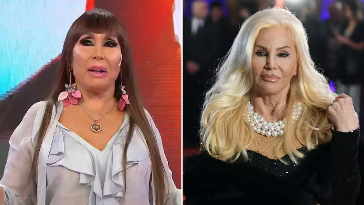 Moria Casán y Susana Giménez. Moria Casán y Susana Giménez.