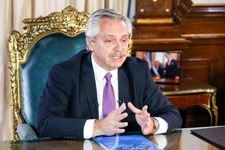 El presidente Alberto Fernández.