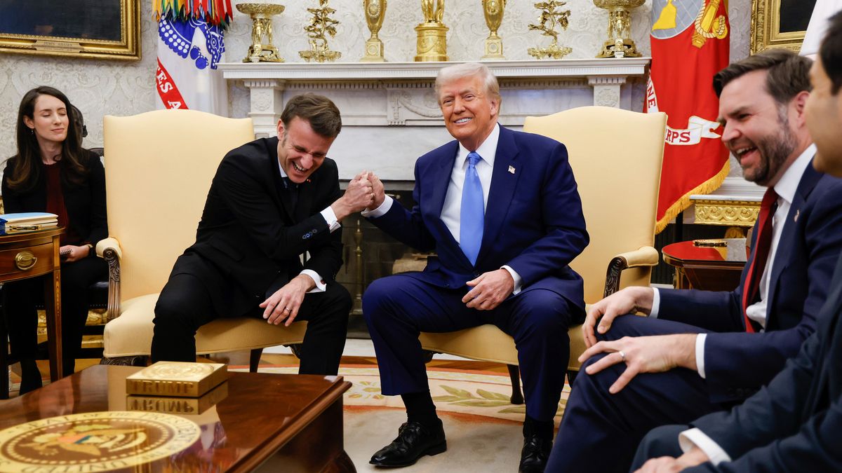 OTAN le encargó a Emmanuel Macron que hablara con Donald Trump.