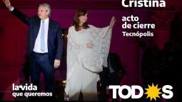 Se promociona el cierre de campaña en el predio de Tecnópolis.&nbsp;