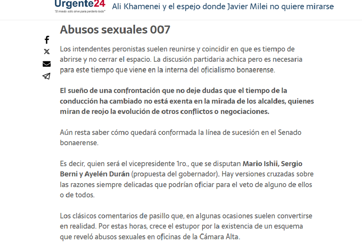 Urgente24, 14/01/2026. Urgente24, 14/01/2026.