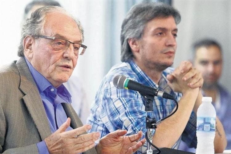 Carlos Heller y Máximo Kirchner, autores del proyecto de Aporte Solidario y Extraordinario.