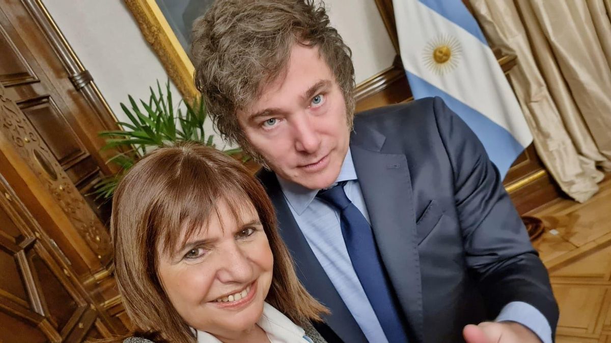 Patricia Bullrich y Javier Milei. Patricia Bullrich y Javier Milei.
