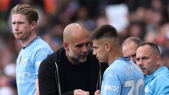 River, Claudio Echeverri y Pep Guardiola River, Claudio Echeverri y Pep Guardiola
