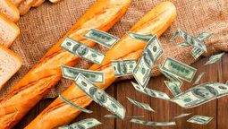 El pan sale más caro que comprar 1 dolar.