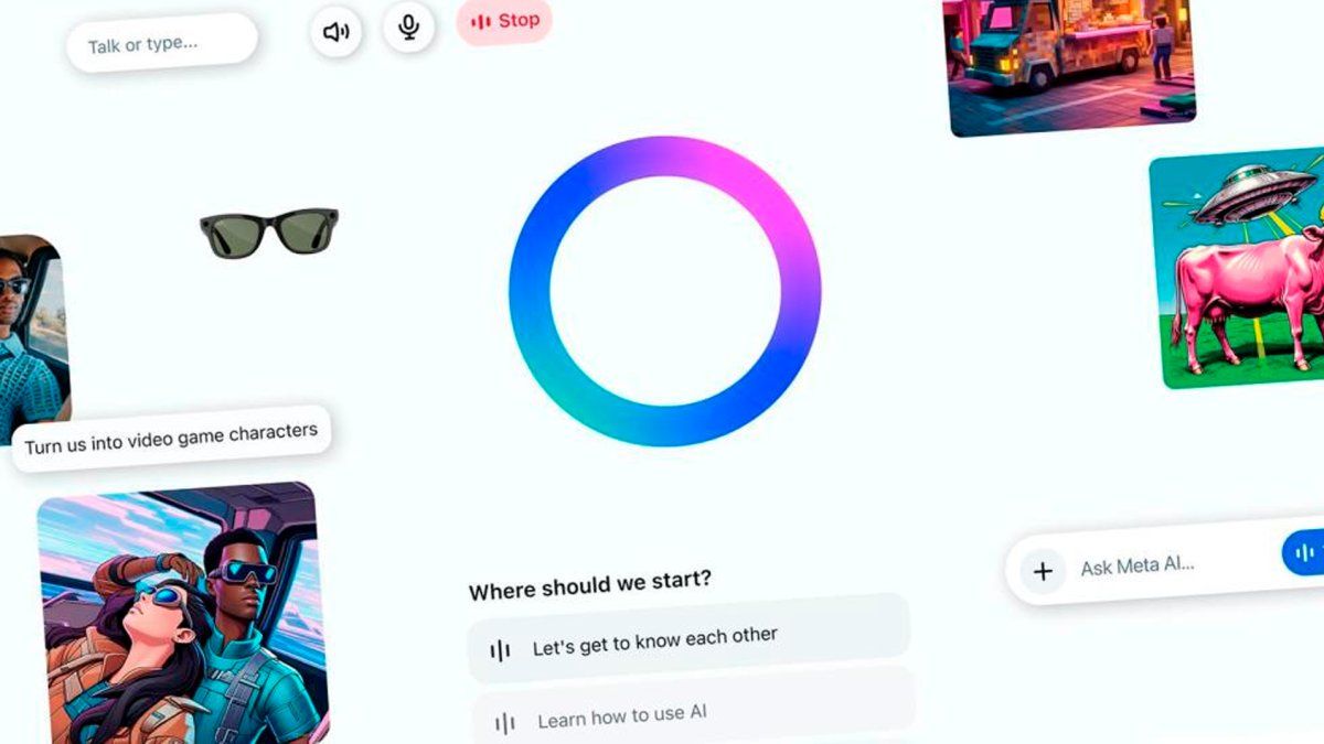 Cuidado, OpenAI: Meta lanzó su app con <b>inteligencia artificial</b> para competir con ChatGPT ... thumbnail