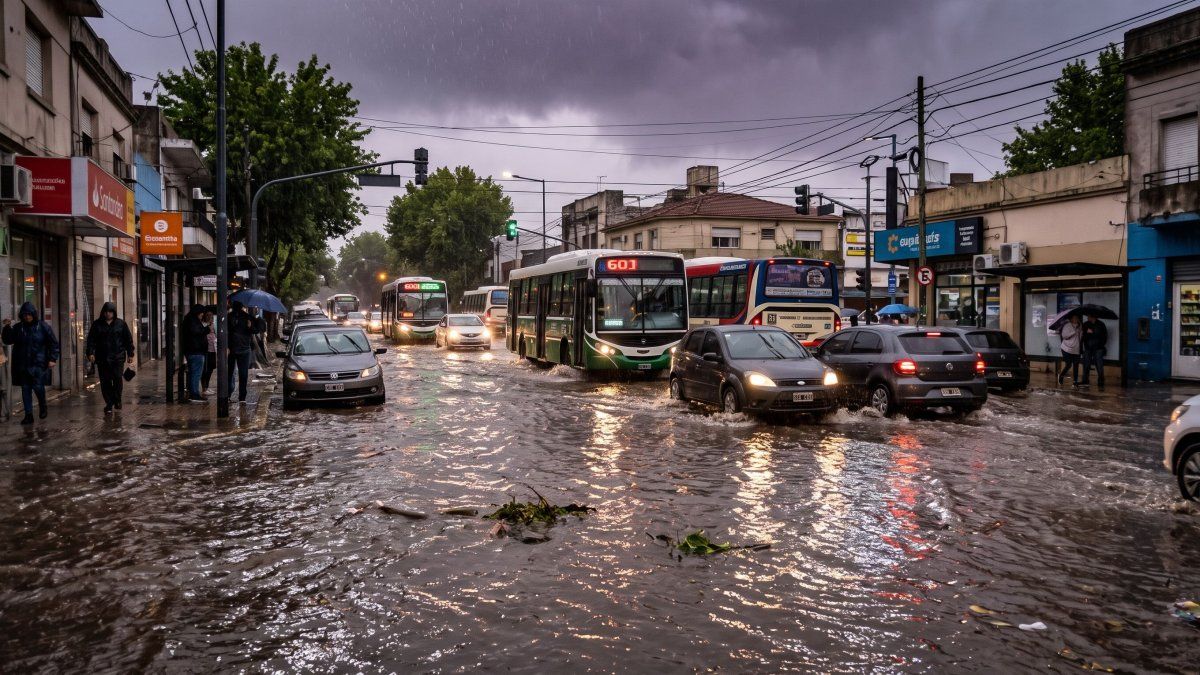 Tormenta del viernes inunda calles del AMBA y paraliza el tráfico