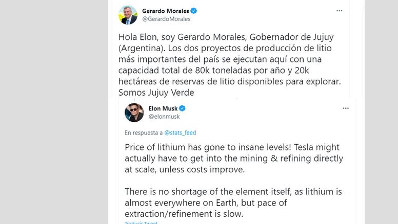 Litio: Grabois y Marra contra Morales por oferta a Elon Musk