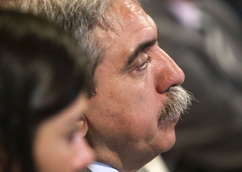 Aníbal Fernández. El secretario general de la Presidencia supeditó su competencia en las PASO a cómo le den las encuestas en los meses previos. Foto: NA.