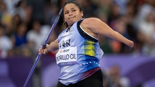 Naibys Daniela Morillo, una de las atletas de Venezuela que se colgó la medalla de oro en los Juegos Paralímpicos de París 2024.