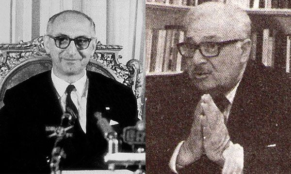 Arturo Frondizi y Rogelio Frigerio