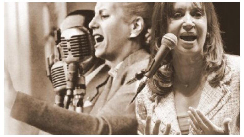 Arden las impresoras: 2 letras para Roca y... 2 caras para Evita