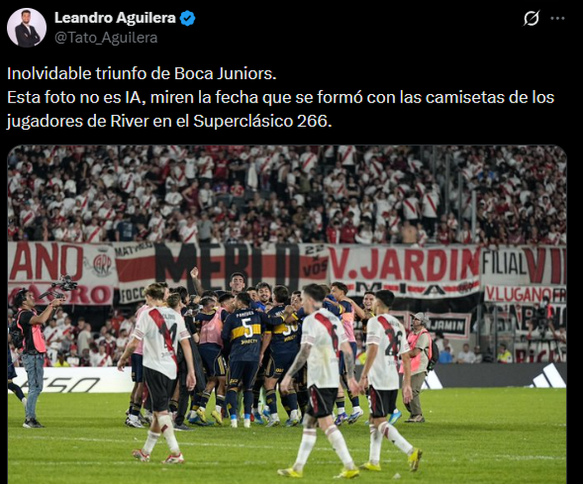 Tato Aguilera, vía X Tato Aguilera, vía X