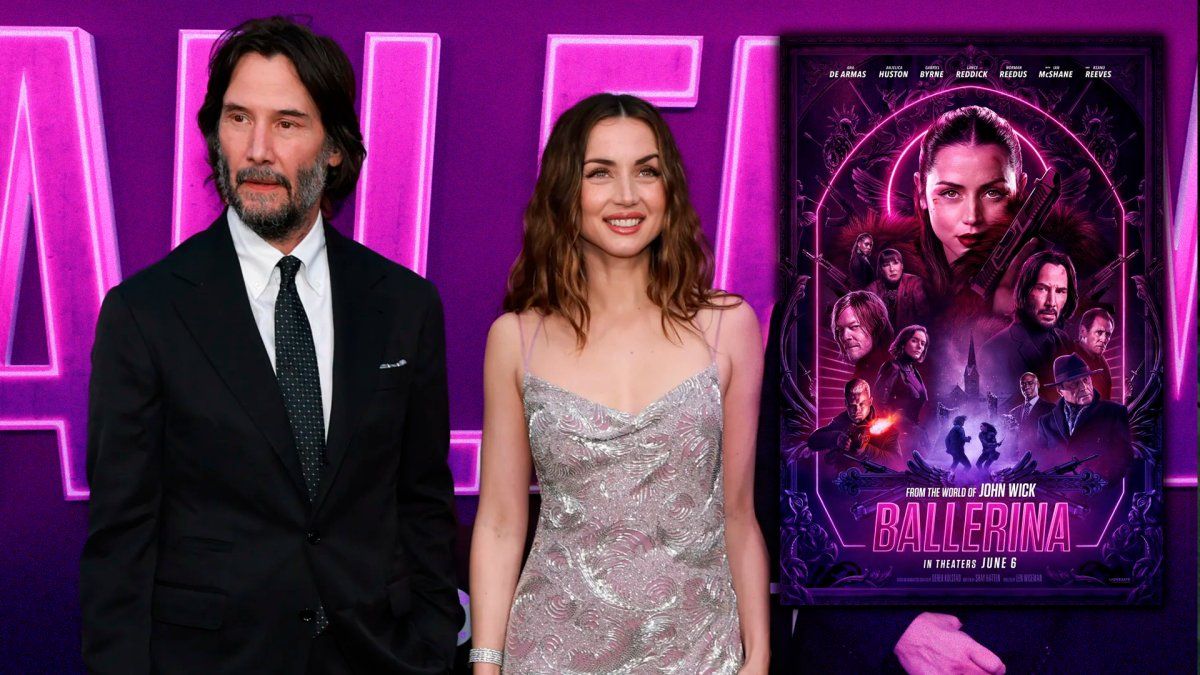 Keanu Reeves bancó a Ana de Armas en Ballerina.