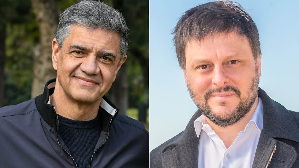 Jorge Macri y Leandro Santoro. Jorge Macri y Leandro Santoro.