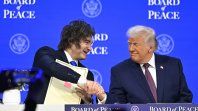Milei y Trump en la firma del Board of Peace Milei y Trump en la firma del Board of Peace