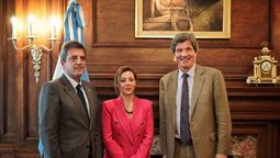 Sergio Massa, Flavia Royón y José Fernández.