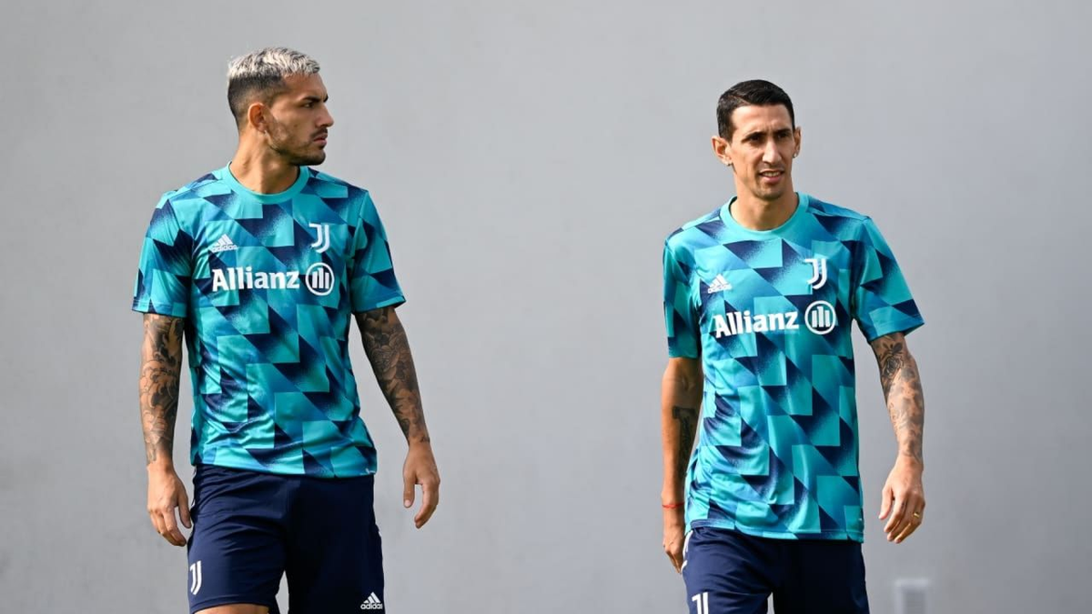 Leandro Paredes y Ángel Di María.