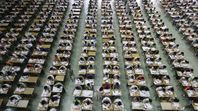 Imagen de un día de Gaokao. Imagen de un día de Gaokao.