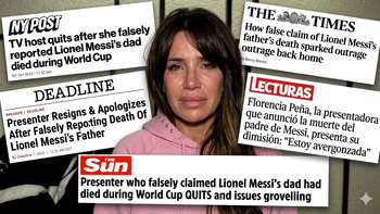 Ya es noticia mundial el papelón de Florencia Peña con la