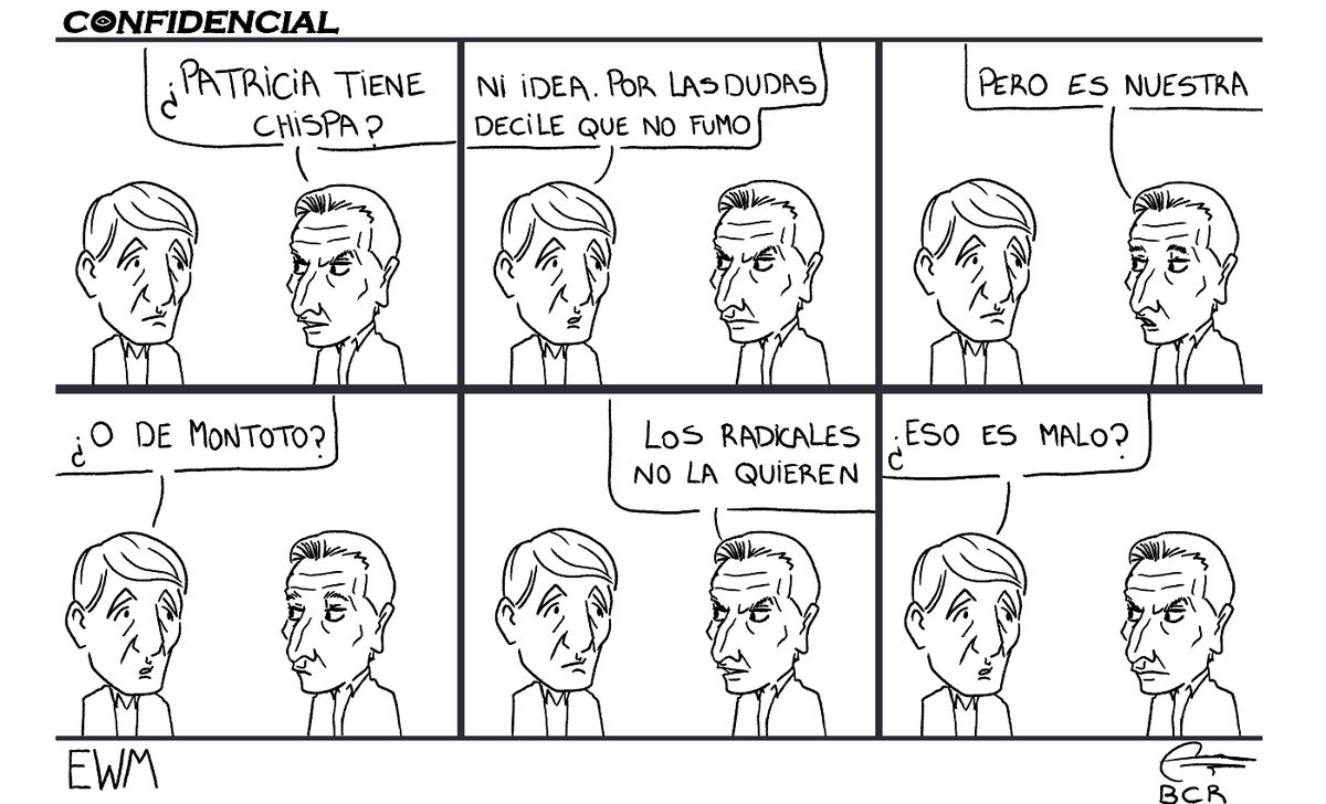 Patricia Bullrich, tema de Mauricio Macri y Nicky Caputo.