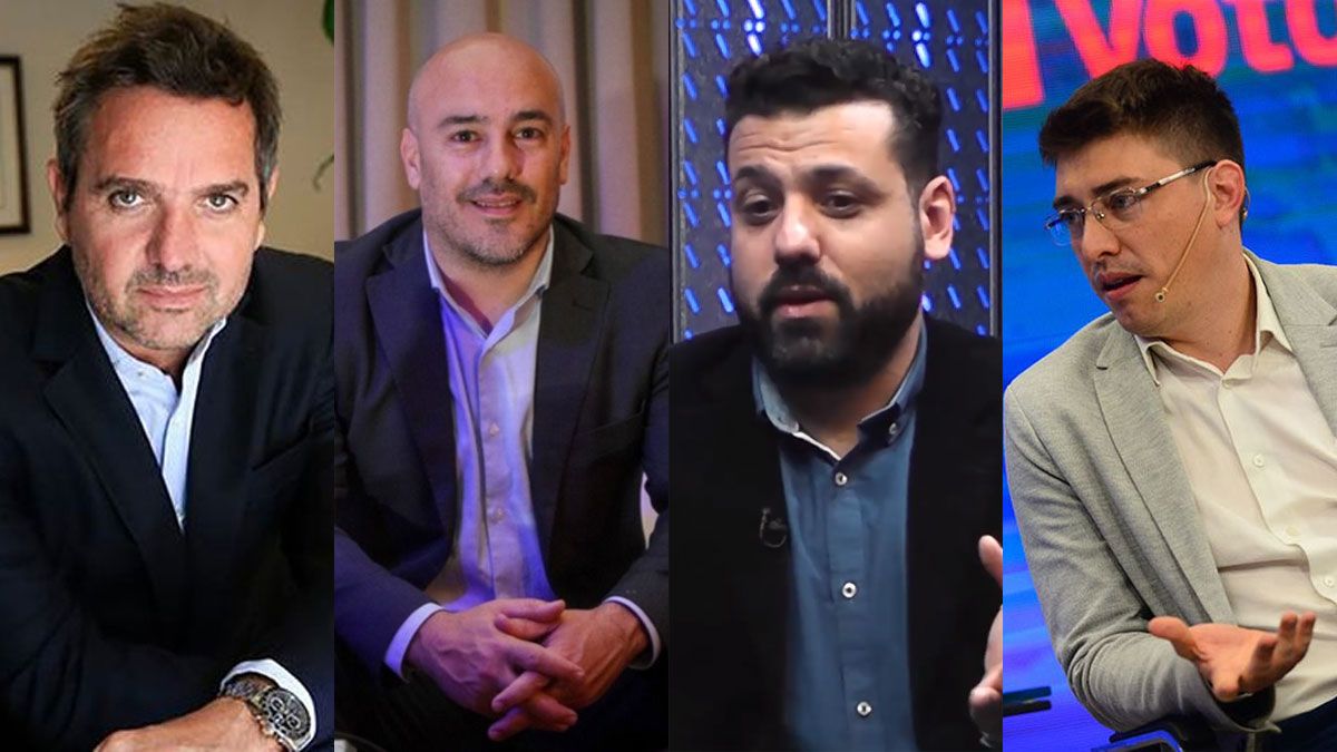Federico Aurelio (Aresco), Lucas Romero (Synopsis), Martín Surpin (CIGP) y Cristian Buttié (CB Consultora).