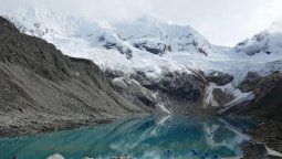 Glaciares derretidos por el calentamiento global.