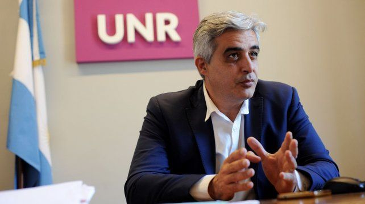 El rector de la UNR, Franco Bartolacci. El rector de la UNR, Franco Bartolacci. 