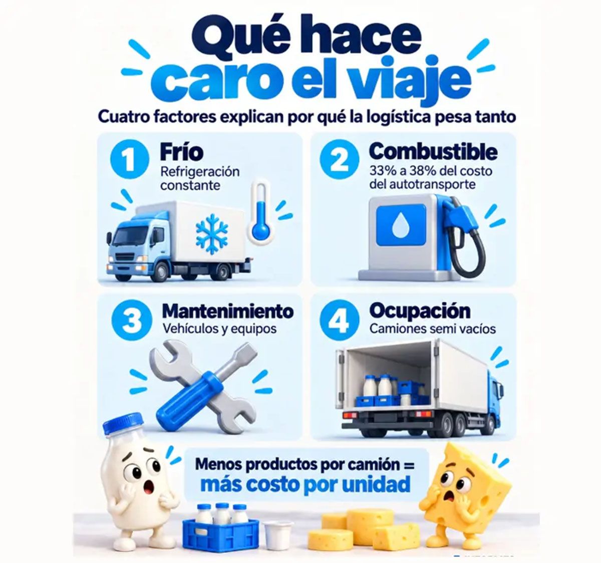 Dami&aacute;n Di Pace, director de la Consultora Focus Market, revel&oacute; que la log&iacute;stica Argentina representa casi un tercio del costo l&aacute;cteo y un 50% m&aacute;s caro. Foto: Focus Market.com