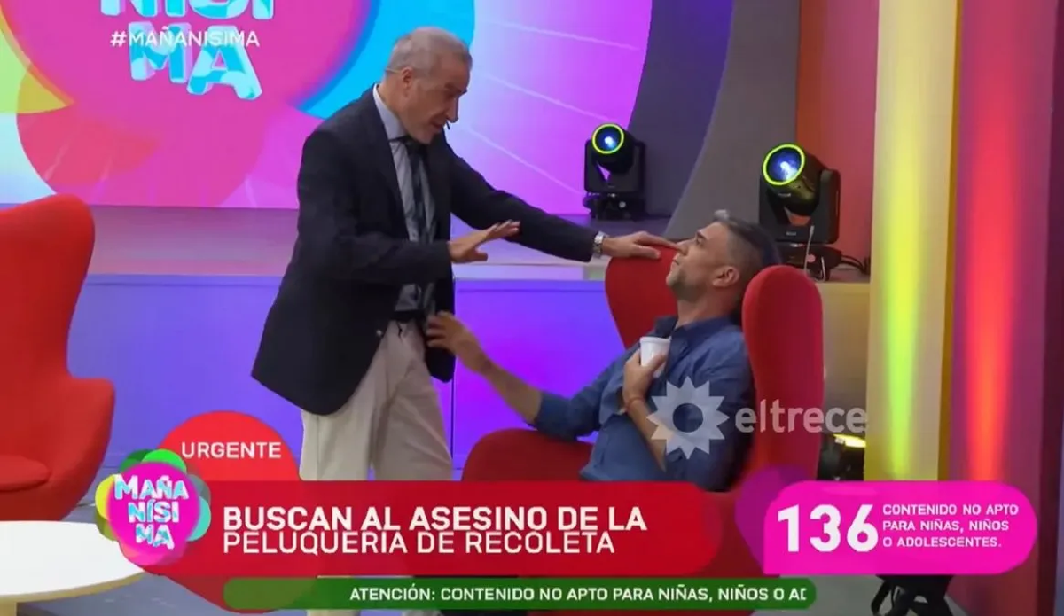 Bertero se impresionó con las imágenes del asesinato del peluquero. Bertero se impresionó con las imágenes del asesinato del peluquero. 