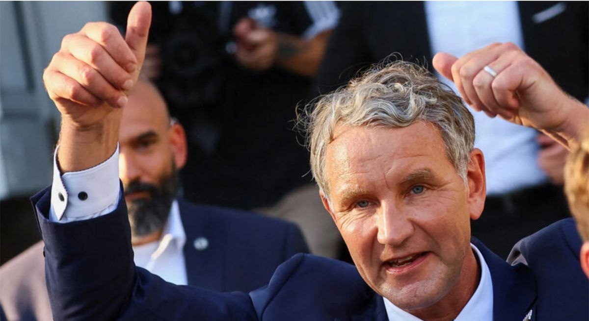 Björn Höcke, AfD en Turingia. Björn Höcke, AfD en Turingia.