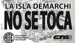 altText(Isla Demarchi, la batalla comenzó: Marchan CTA y CGT opositoras)}