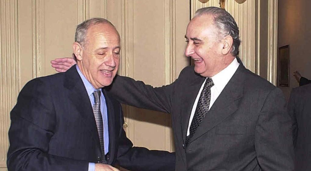 Jorge Remes Lenicov con Roberto Lavagna, en el 2002.