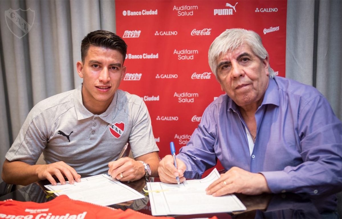 Gonzalo Verón y Hugo Moyano en 2018.