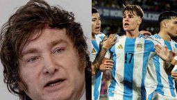 Elpresidente de la nación, Javier Milei, expresó su deseo de ir a ver el partidofinal del Mundial Sub20 de Chile que animarán Argentina y Marruecos. (Foto:Gentileza: Doble Amarilla)