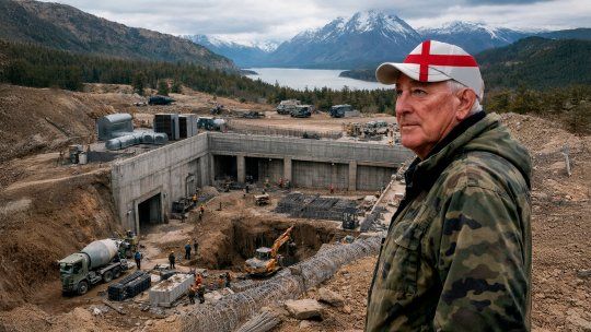 Joe Lewis construye un búnker militar de 4.000 m² sin autorización en plena Patagonia