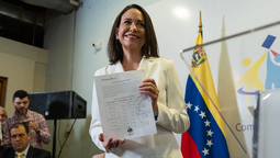 María Corina Machado, fue recibida por Donald Trump en la Casa Banca